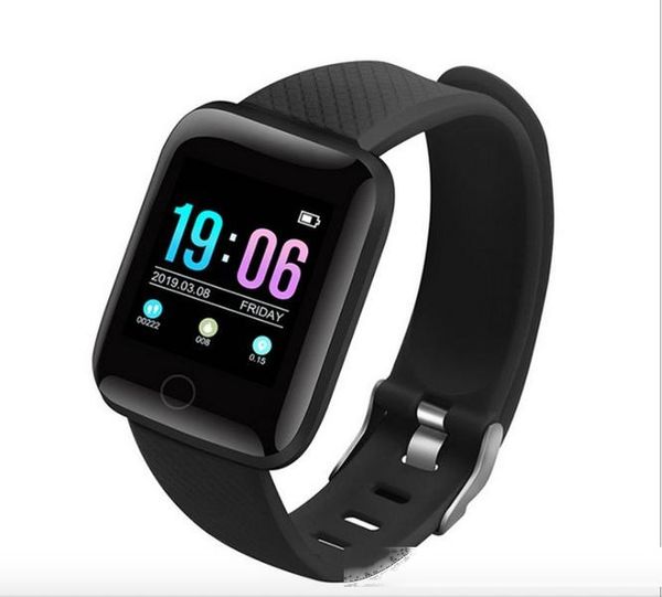 

116 plus smart watch bracelets fitness tracker heart rate step counter activity monitor band wristband waterproof for android ios dhl free