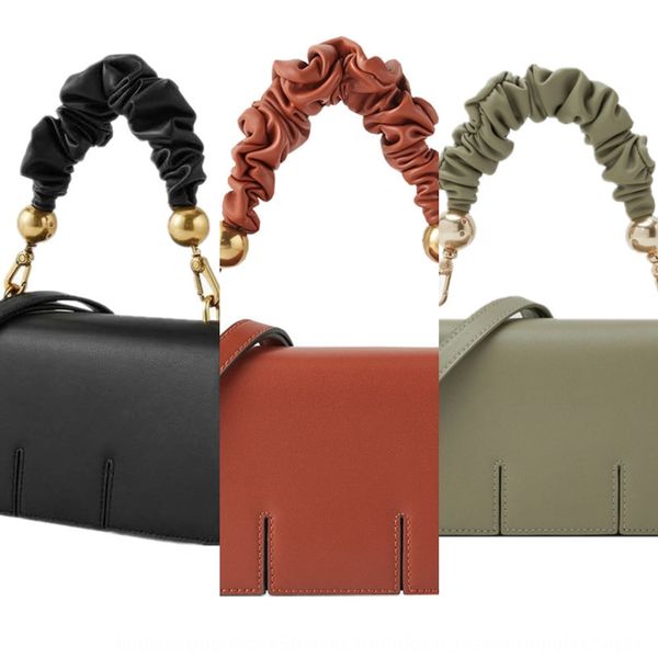 

small ck2020 new pleated flip hand hand shoulder fashion all-match chain trapezoid underarm bag women's crossbody shoulder bag y4mgn