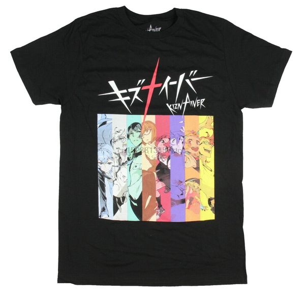 

kiznaiver mens эксперимент японского аниме logo t-shirt