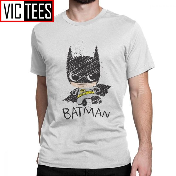 

men's tshirt mini classic batman sketch hipster 100 percent cotton t shirt crewneck clothes oversized for male