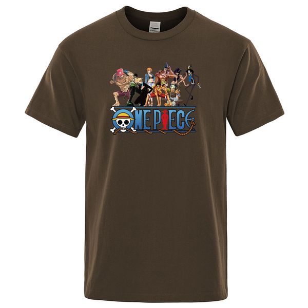 

the straw hat pirates t shirt one piece men t-shirt casual hip hop tshirt men harajuku streetwear anime tees men's clothes