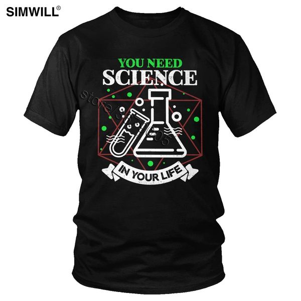 

men vintage scientific body of knowledge shirt you do need science t-shirt short sleeved cotton t shirt slim fit tee merchandise