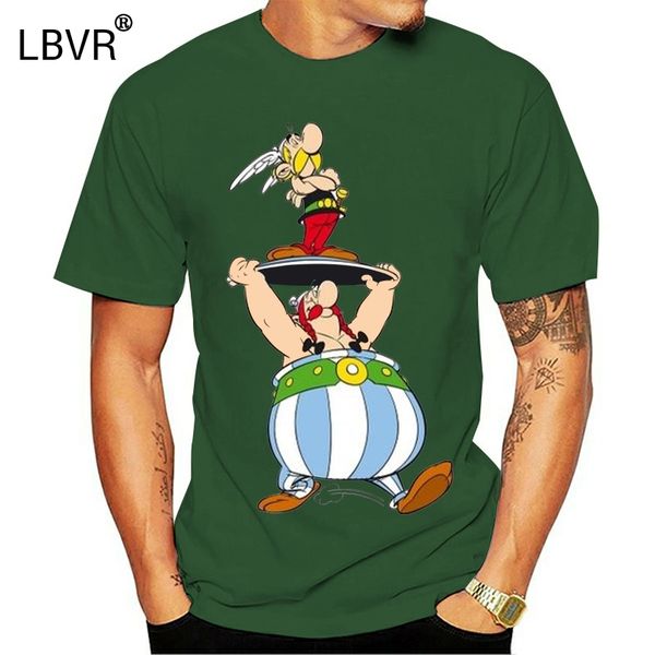 

asterix summer tee shirt 2019 asterix and obelix t-shirt camiseta classic s-6xl big size t shirt round collar breathable tees