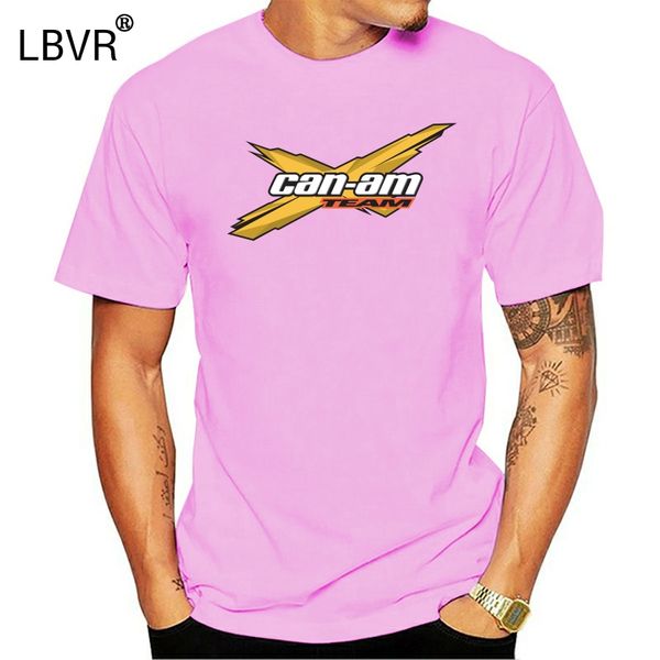 

мужчины can am x team logo 100% хлопок футболка tee урожай tee shirt