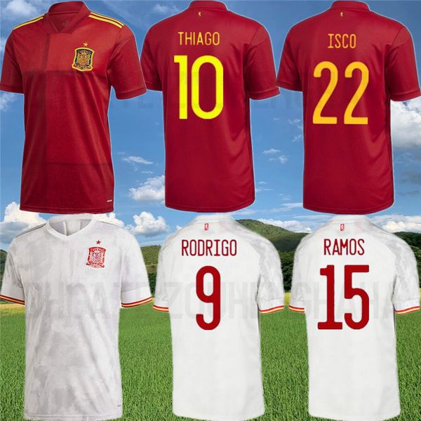 

spain ramos soccer jerseys euro 2020 21 adama rodrigo ferran rodri gaya ansu fati fabian merino a.iniesta isco football shirts, Black;yellow