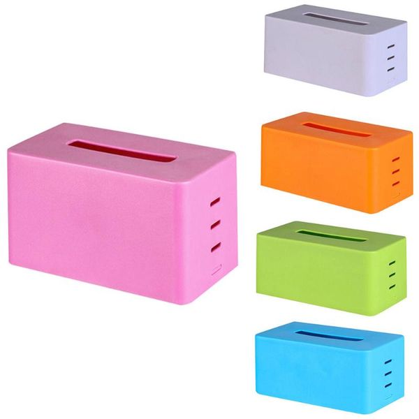 

rectangular plastic facial tissue napkin box toilet paper dispenser case holder home office decoration 2020