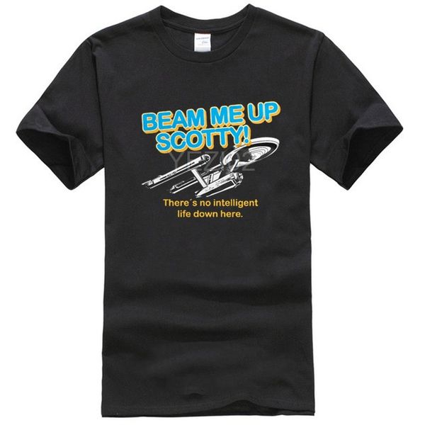 

star beam me up scotty captain kirk official tee t-shirt mens