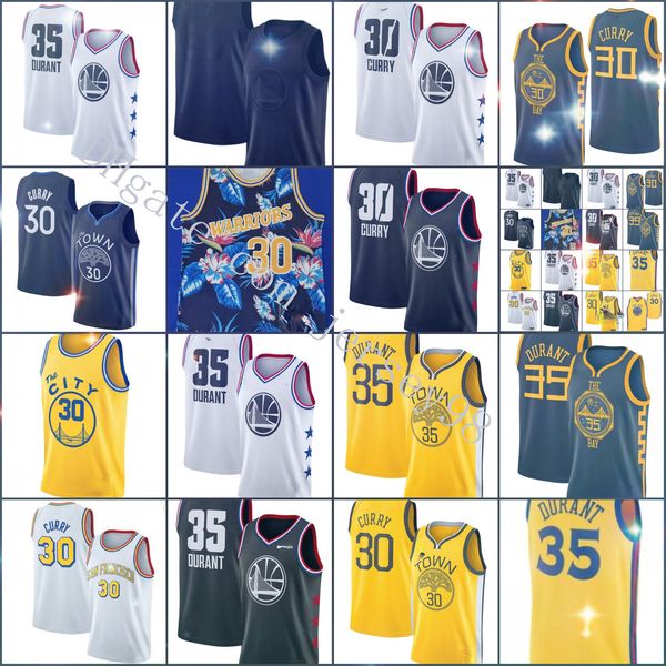 

golden state warriors men 30 stephen curry 35 durant jerseys, Black