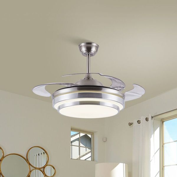 

electric fans modern ceiling lights with lnvisible fan for living room bedroom 36/42 inch use in summer days