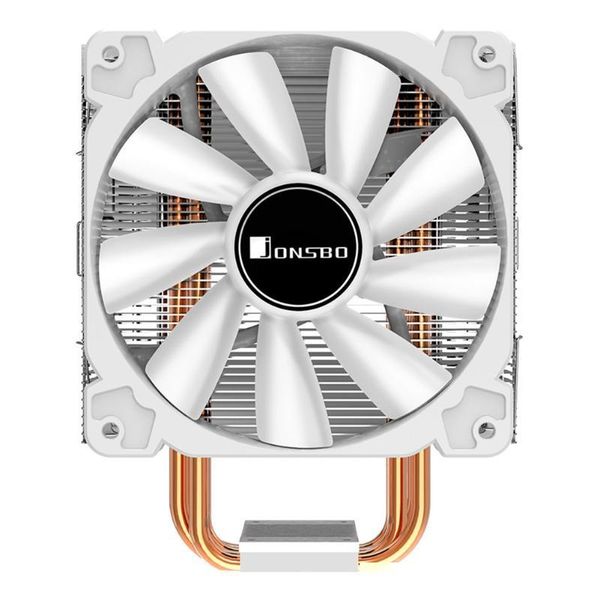 

jonsbo 4pin cpu cooler deskpc led fan pwm 12v silent air cooling 4 heat-pipes cpu cooler radiator for lga/1151/1155/am3/am4