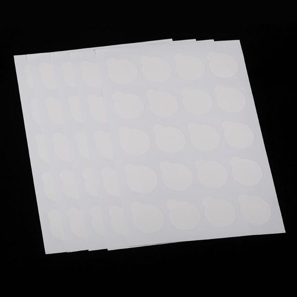 

false eyelashes 100pcs disposable eyelash glue holder pallet extension paper sticker pads stand on patches