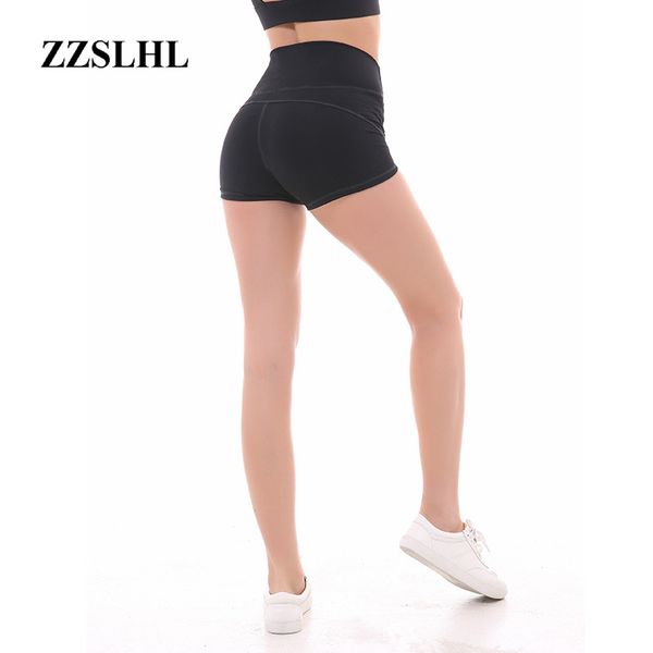 

yoga outfits sports shorts women high rise 4 way stretch running short quick dry exercise workout training, White;red