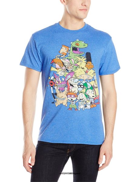 

смешные люди тенниска женщины новизна тенниска мужская nicktoons надсерия t-shirt