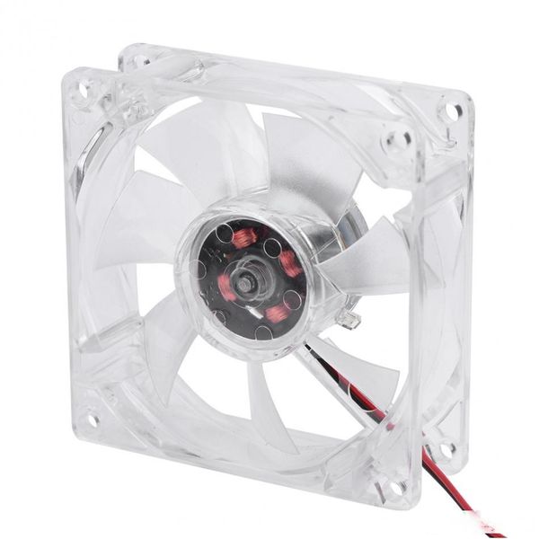

vife 8025 led light fan 80mm 8cm 12v 4pin mute pc case cooling fan computer cooler