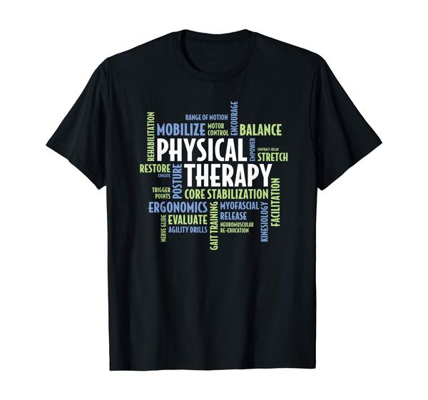 

pt words - pta and pt month gift for physical therapy t-shirt