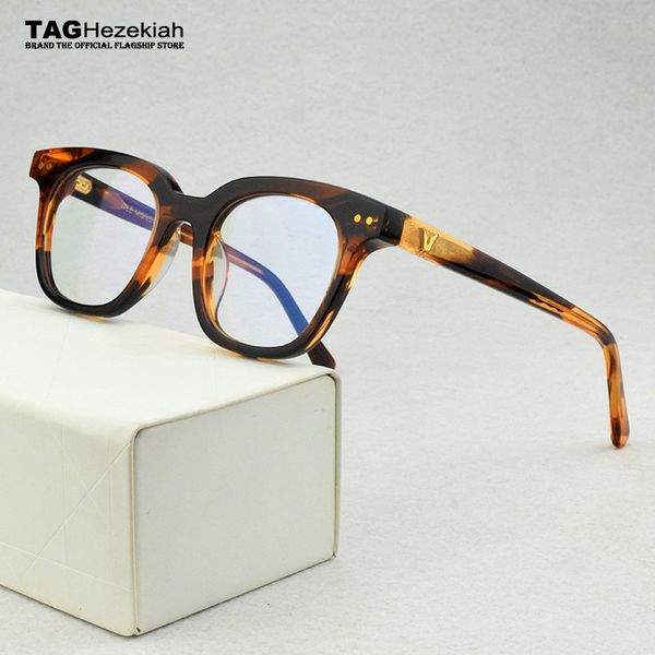 

fashion sunglasses frames 2021 square glasses frame women korea brand designer eyeglasses myopia vintage prescription men optical, Black