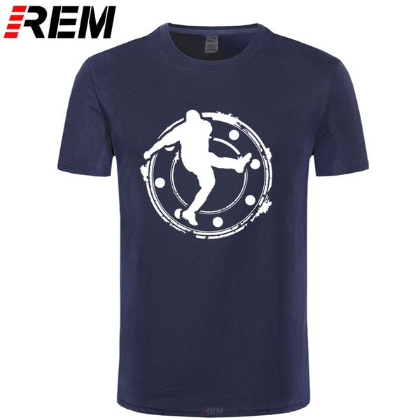 

rem fashion men tshirt t-shirt men's footballer casual tee