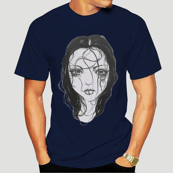 

e девушка harajuku моды эстетическая vintage style футболка graphic tees лето женщины письмо эмо одежда готическая horror -0125a