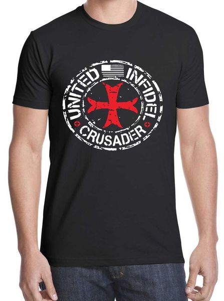 

2020 new t-shirt new infidel crusader logo t-shirt retno design size s-5x colors trend mens tee shirt cotton cool