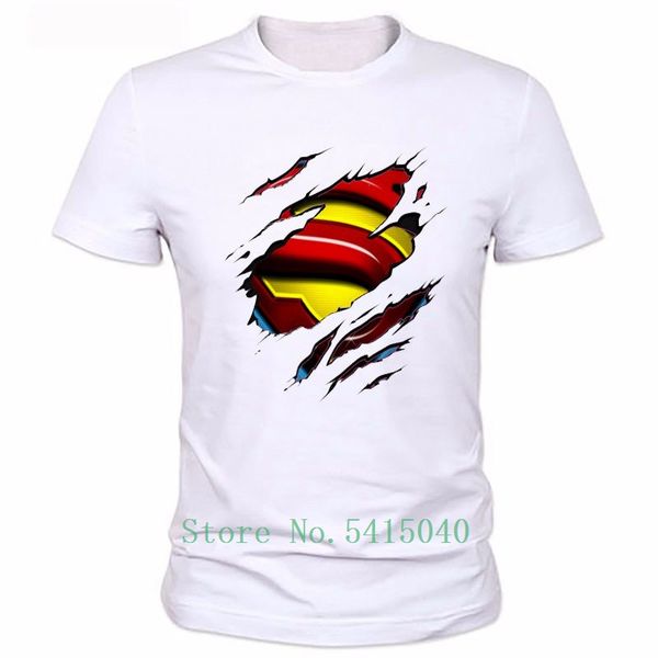 

i am a superman contact designer t-shirt men's t-shirt manufacturer direct selling can provide pictures make to order