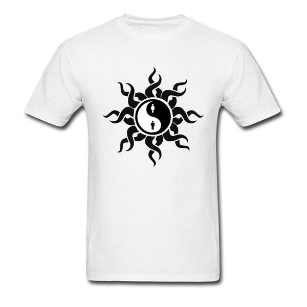 

tribal yin yang man woman t shirt print short sleeve plain tshirts crewneck 100% cotton & tees latest great t-shirts