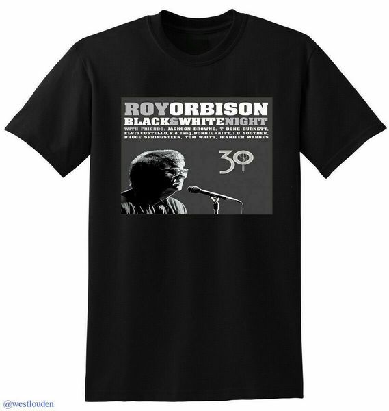 

новый рой орбисон black and white t-shirt s-5xl футболочка free style