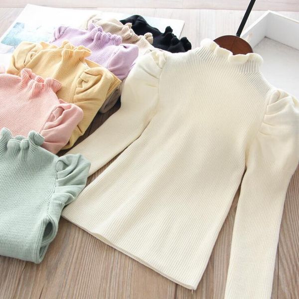 

2020 new girls knitted sweater autumn fashion girls pullover sweaters 2-7 years yc575, Blue
