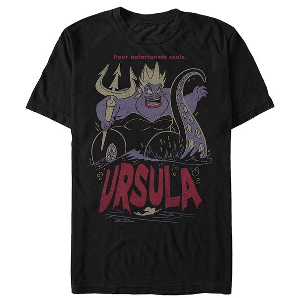 

the little mermaid men's ursula sea witch t-shirt