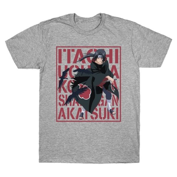 

naruto uchiha sasuke and itachi tshirt men women short sleeve anime streetwear summer style cotton tee shirt #5fkm201