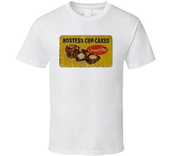 

hostess cup cakes vintage candy food foodie worn look fan t shirt Â casual print fashion tee shirt