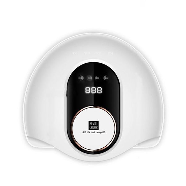 

led nail lamp nail dryer dual hands lamp for curing uv gel polish with motion sensing manicure salon tool us plug