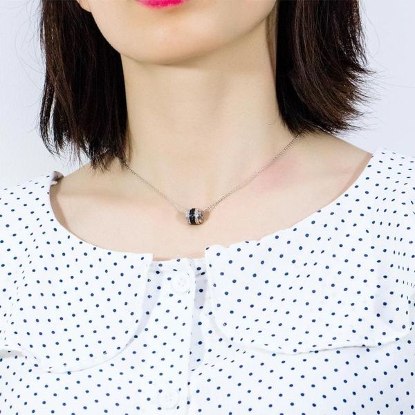 

opk necklace fashion high-end jewelry trend women's clavicle chain rose gold accessories, Silver