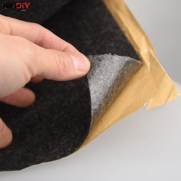 

accessories hifidiy live 0.25m*1m subwoofer speaker felt flannel sound-absorbing cotton decorative ktv stage speaker diy 2.5mm self-adhes