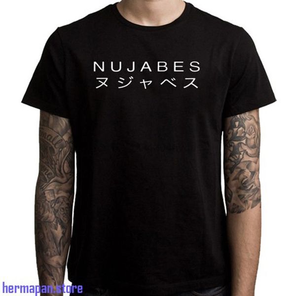 

новый nujabes logo японский dj men черная футболка размер s в 3xl