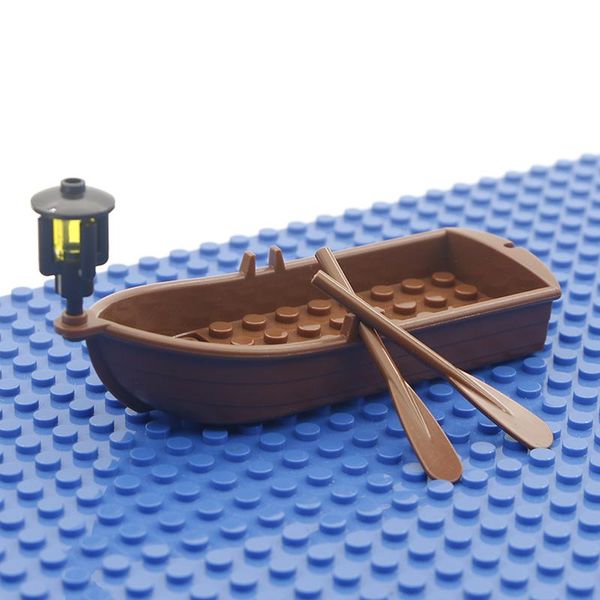 

paddle rowing moc gift toys children kids accessories ship parts with raft compatible friends building city boat blocks bricks yxlykb