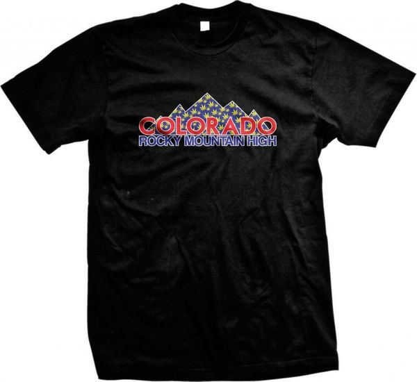 

колорадо rocky mountain high смешной marajuana пот мужские футболки