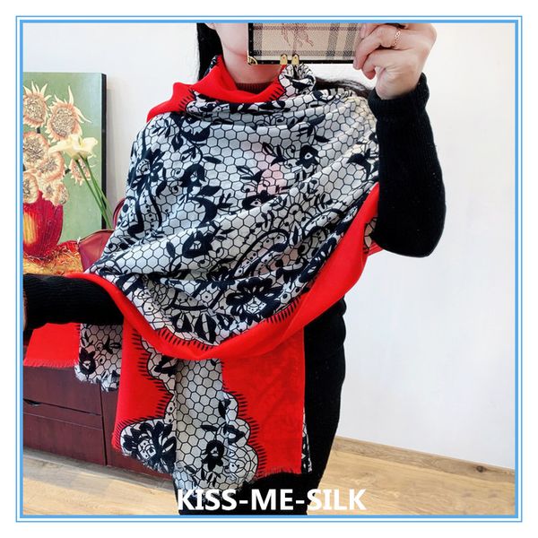 

scarves kms elegant butterflies flying superfine pure cashmere shawl long scarf winter thin women 100*200cm/100g, Blue;gray