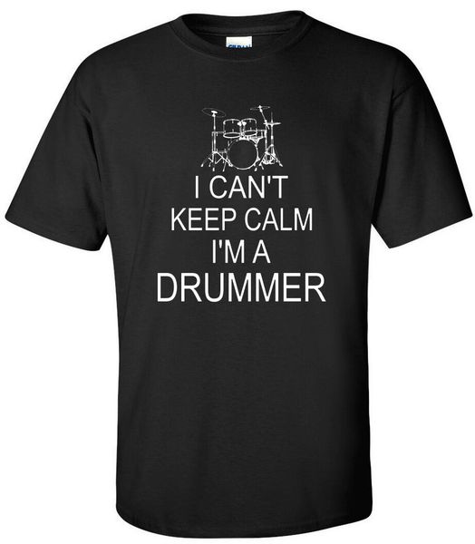 

drummer shirt, i can't keep calm i'm a drummer shirt, drum shirt, drums 2019 summer men's men tees nerd t shirt