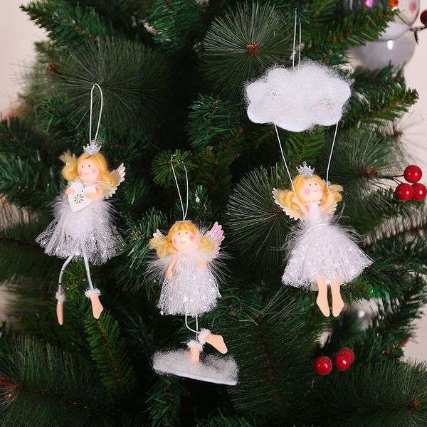 

christmas tree decor flying angel dolls xmas tree ornament natal noel deco christmas decoration for home new year 2020 kids gift