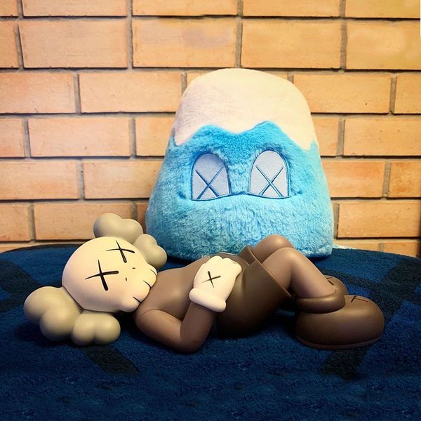 

28cm 0.8kg originalfake kaws companion half lying style for original box kaws action figure model decorations toys gift