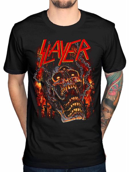 

official slayer meat hooks t-shirt repentless world painted blood chasing death(1