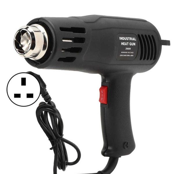 

220v 2000w heat gun non-slip industrial electric air gun kit professional heatguns shrink adjustment wrap blower heater