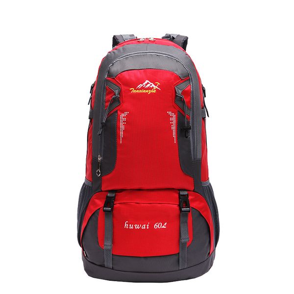 

60l women hiking climbing backpack camping mountaineering backpack outdoor waterproof sports travel rucksack