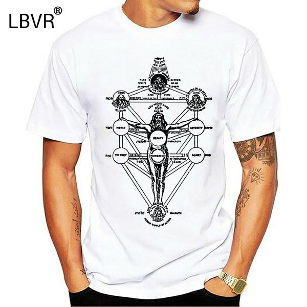 

2019 100% cotton spirituality symbol religion occult gothic diagram god jehovah mens t-shirt tee tee shirt