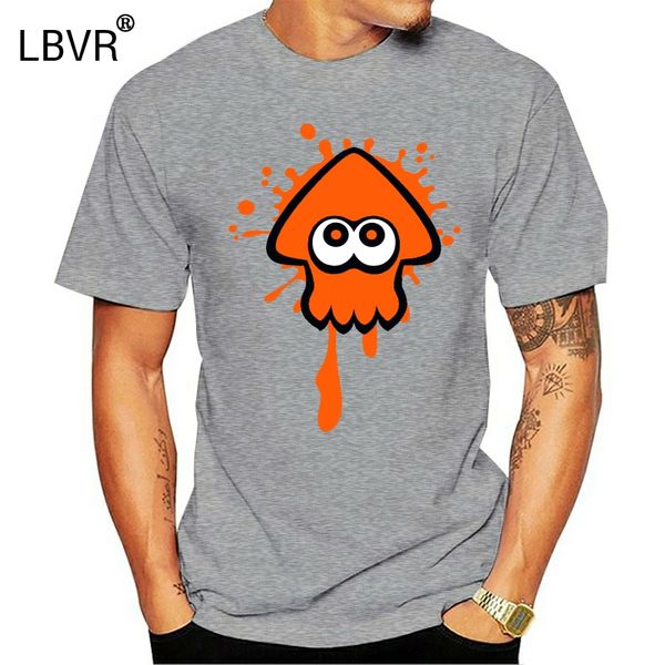

2019 fashion men t shirt splatoon orange inkling squid splat graphic t shirt