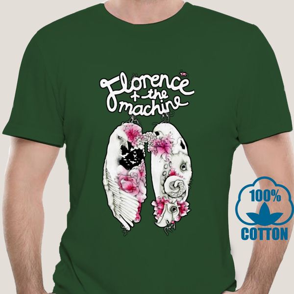 

0359d new popular florence and the machine men's black t-shirt s-3xl