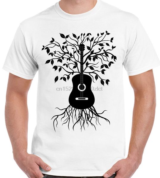 

acoustic guitar tree - mens t-shirt electric bass amp strings