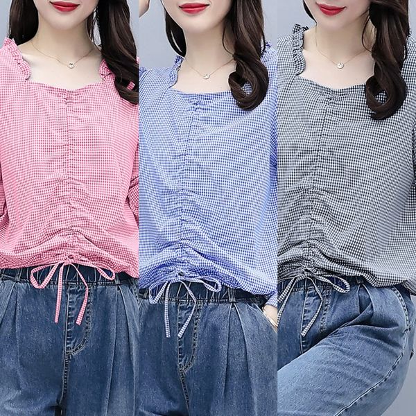 

long sleeve irregular shirt and shirt jeans suit women's 2020 autumn new korean style elegant slimming harlan jeans two-piece set rghni, Gray