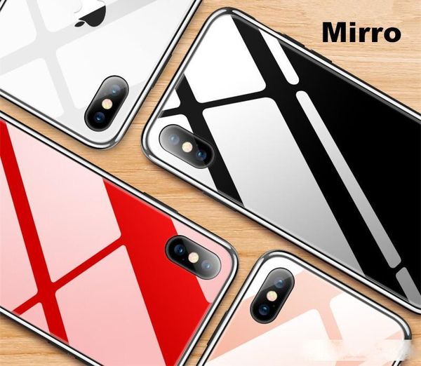 

for iphone x case with anti-scratch temperped glass back cover bumper for iphone 8 8 plus 7 6