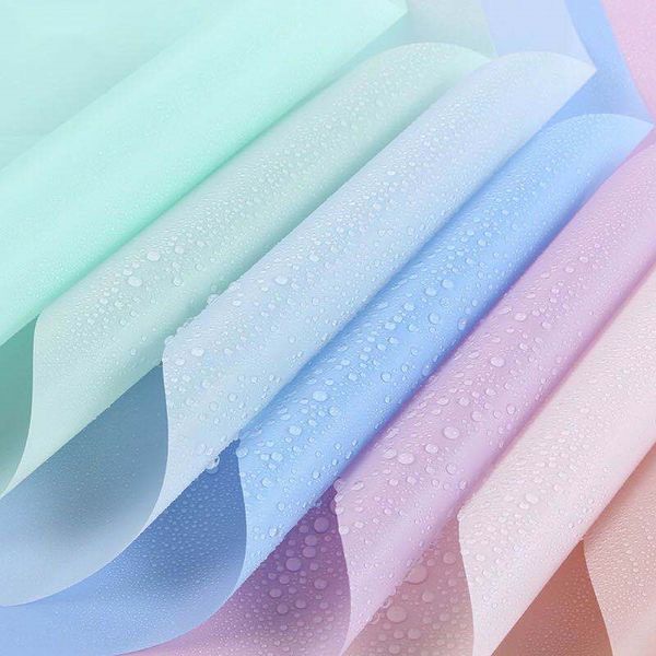 

solid color foggy flower flower wrapping monochrome translucent foggy paper waterproof bouquet wrapping paper gmvee
